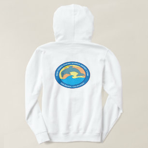 Point Fermin Elementary School Logo Womens White Hoodie