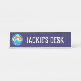 Point Fermine Elementary School Logo Personalised Desk Name Plate