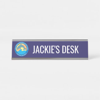 Point Fermine Elementary School Logo Personalised Desk Name Plate