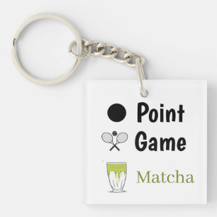 Point Game Matcha Keychain