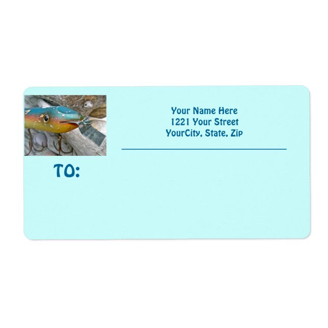 Point Jude Cape Codder Fishing Lure Shipping Label (Front)