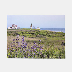 Point Judith Lighthouse, Rhode Island Door Mat