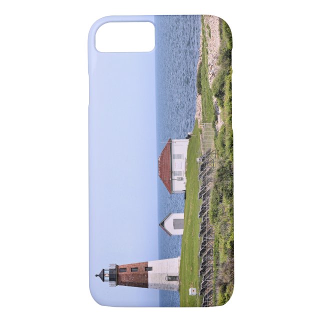 Point Judith Lighthouse, Rhode Island iPhone Case (Back)
