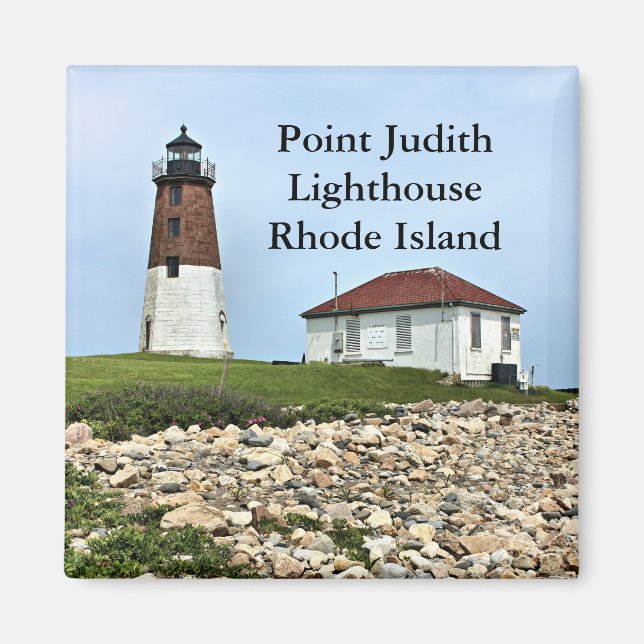 Point Judith Lighthouse, Rhode Island Magnet (Front)
