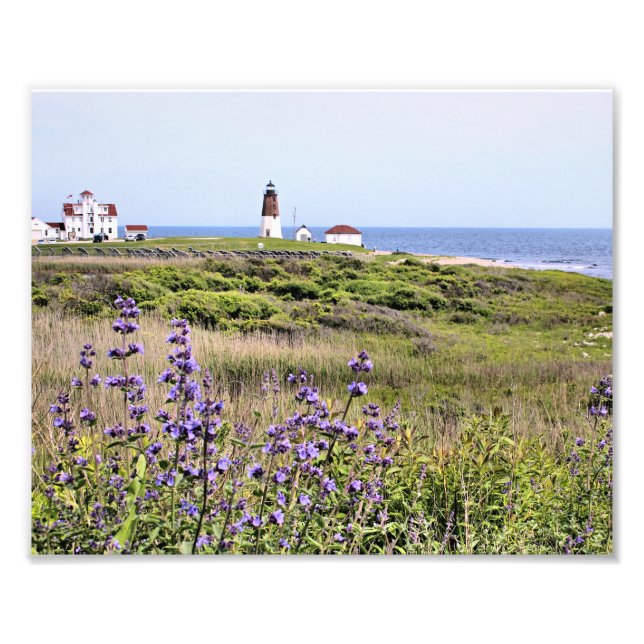 Point Judith Lighthouse, Rhode Island Photo Print (Front)