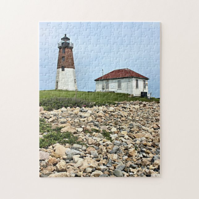 Point Judith Lighthouse, Rhode Island Puzzle (Vertical)