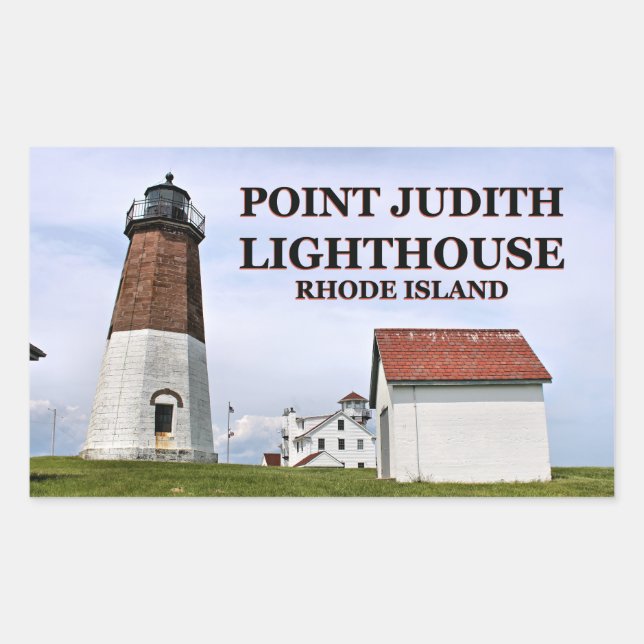 Point Judith Lighthouse, Rhode Island Stickers (Front)
