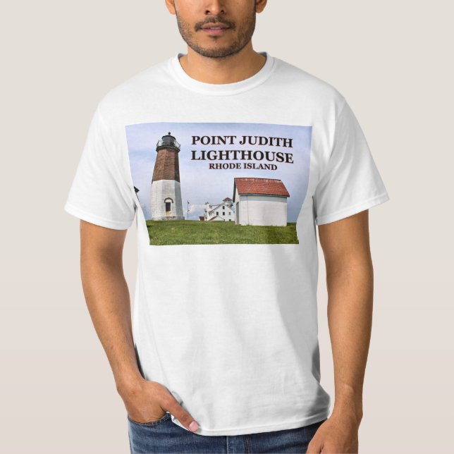 Point Judith Lighthouse, Rhode Island T-Shirt (Front)