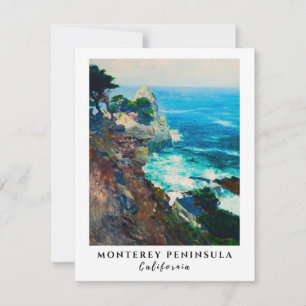 Point Lobos Monterey Peninsula California Coastal Card