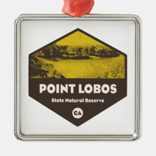 Point Lobos State Natural Reserve California Metal Tree Decoration