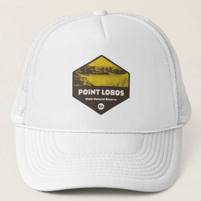 Point Lobos State Natural Reserve California Trucker Hat (Front)
