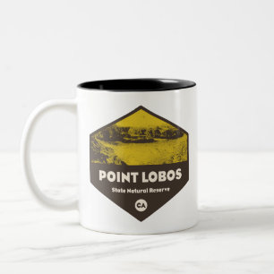 Point Lobos State Natural Reserve California Two-Tone Coffee Mug
