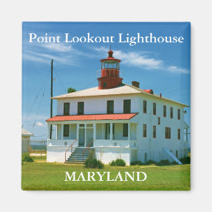 Point Lookout Lighthouse, Maryland Magnet