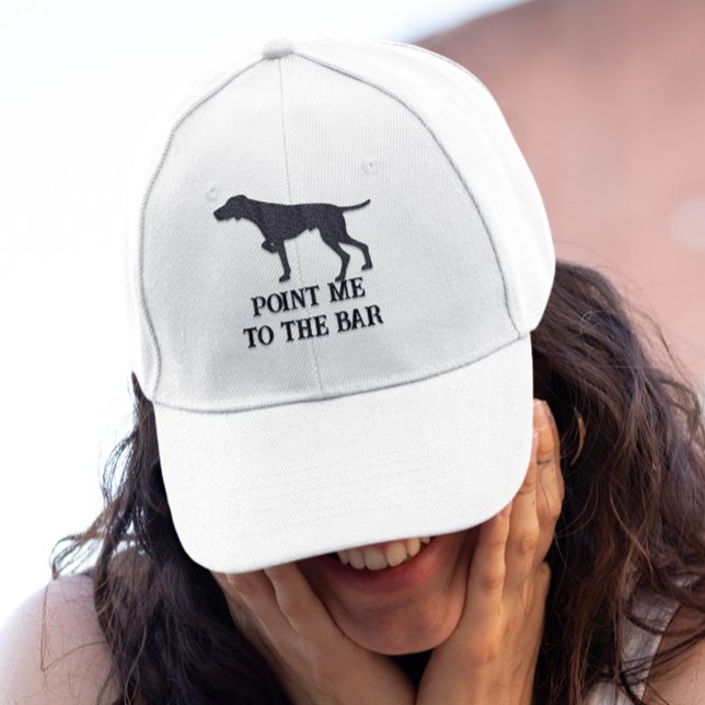 Point me to the Bar Pointer  Dog Trucker Hat (Creator Uploaded)