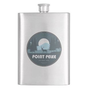 Point Pelee National Park Deer Hip Flask