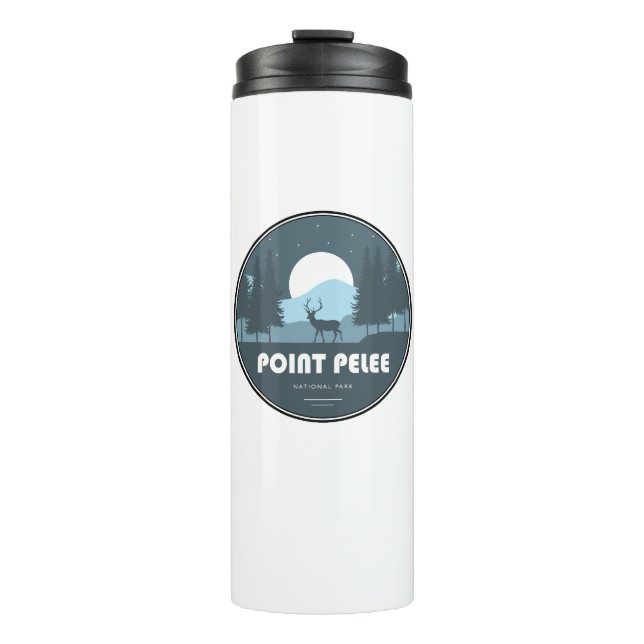 Point Pelee National Park Deer Thermal Tumbler (Front)