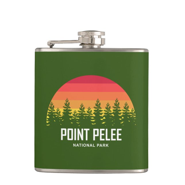 Point Pelee National Park Ontario Canada Hip Flask (Front)
