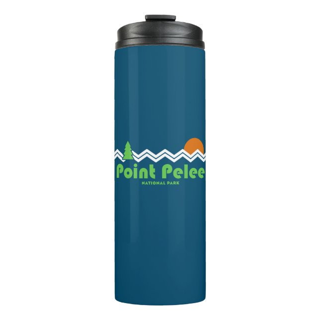 Point Pelee National Park Retro Thermal Tumbler (Front)
