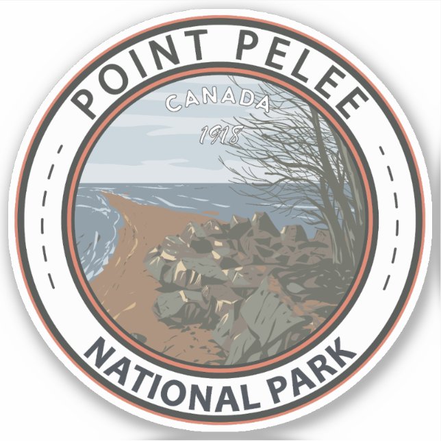 Point Pelee National Park Travel Art Vintage (Front)