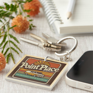 Point Place Wisconsin Key Ring