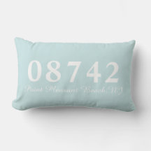 Point Pleasant Beach NJ 08742 Pillow, Realtor Gift