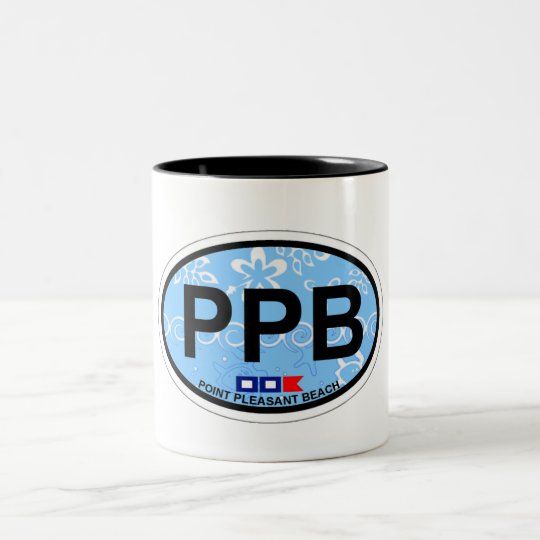 Point Pleasant Beach. Two-Tone Coffee Mug