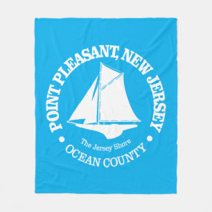 Point Pleasant NJ (sloop) Fleece Blanket