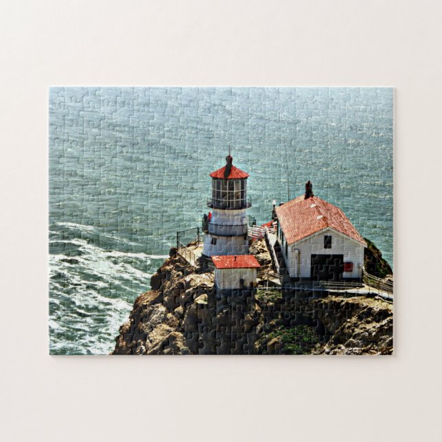 Point Reyes Lighthouse, California Jigsaw Puzzle (Horizontal)