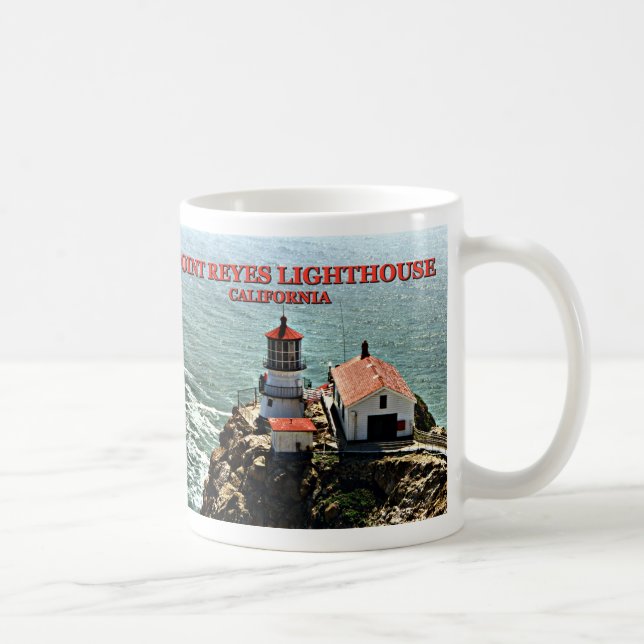 Point Reyes Lighthouse, California Mug (Right)