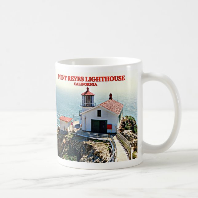 Point Reyes Lighthouse, California Mug (Right)