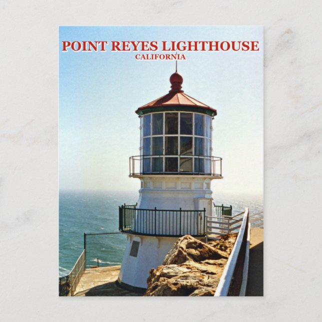 Point Reyes Lighthouse, California Postcard (Front)