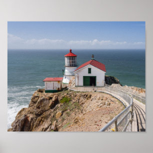 Point Reyes Lighthouse, Marin County, California Poster