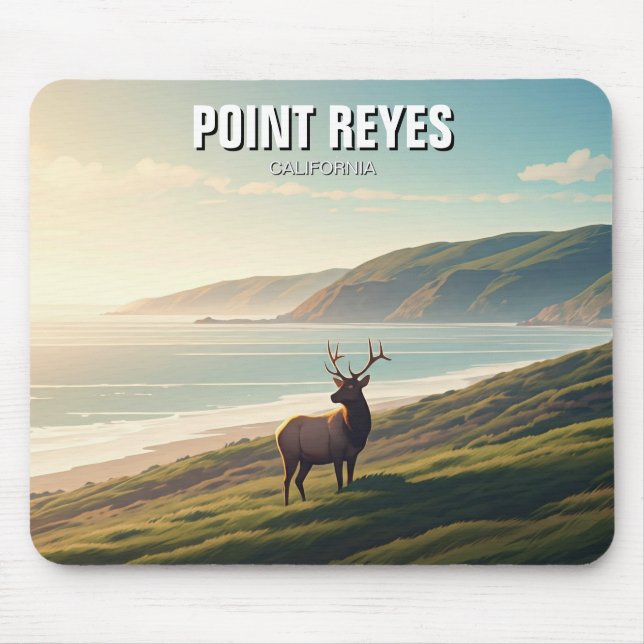 Point Reyes National Seashore Elk Mouse Mat (Front)