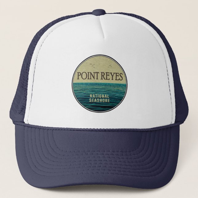 Point Reyes National Seashore Ocean Birds Trucker Hat (Front)