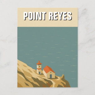 Point Reyes National Seashore Travel Vintage Postcard