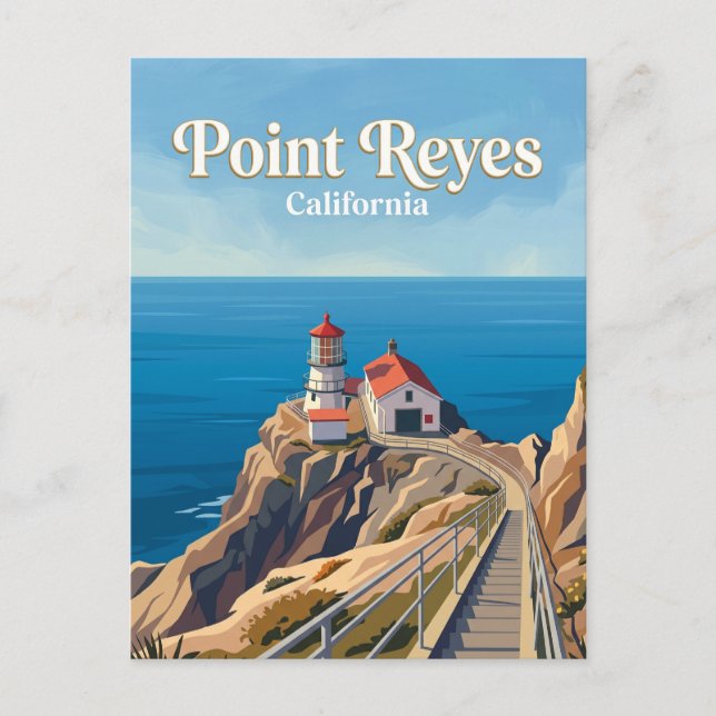 Point Reyes National Seashore USA Postcard (Front)
