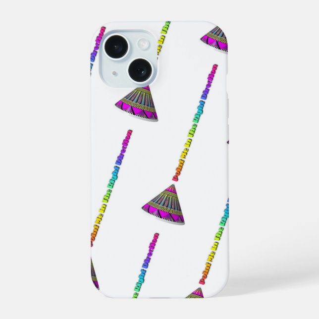 Point The Direction Funny Novel  iPhone 15 Case (Back)