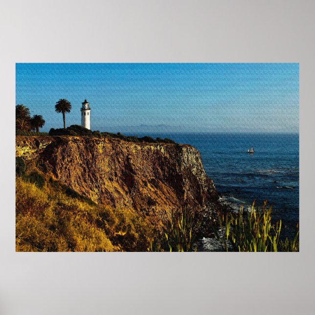 Point Vicente Lighthouse Poster (Front)