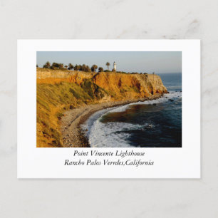 Point Vincente Lighthouse Postcard