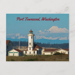 Point Wilson Light - Port Townsend, Washington Postcard