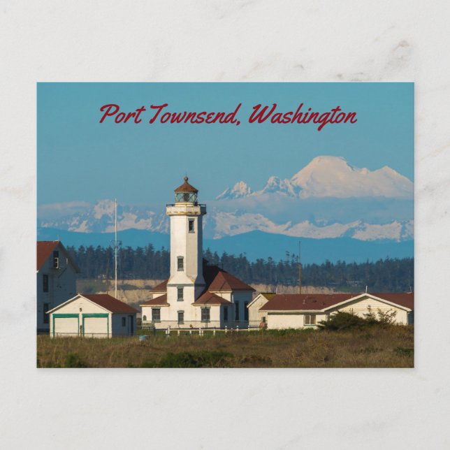 Point Wilson Light - Port Townsend, Washington Postcard (Front)