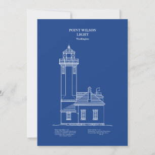 Point Wilson Lighthouse - Washington – AD Thank You Card