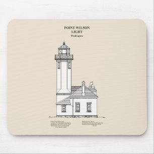 Point Wilson Lighthouse - Washington - SBD Mouse Mat