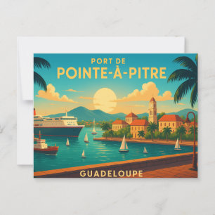 Pointe-à-Pitre Guadeloupe Postcard
