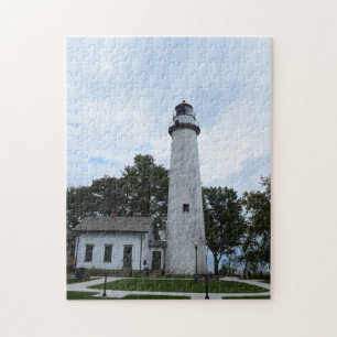 Pointe Aux Barques Lighthouse on a  Jigsaw Puzzle