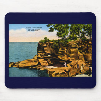 Pointe Aux Barques of the Thumb of Michigan Mouse Mat