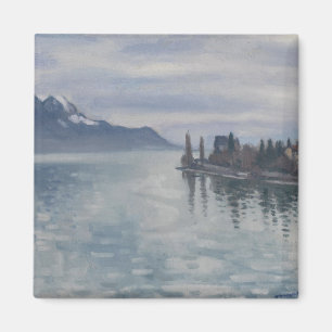 Pointe de Territet, Montreaux by Albert Marquet Magnet