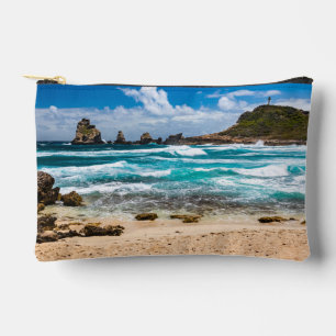 Pointe des Chateaux, Grande-Terre, Guadeloupe Accessory Pouch