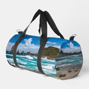 Pointe des Chateaux, Grande-Terre, Guadeloupe Duffle Bag