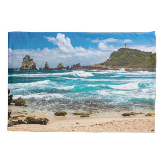 Pointe des Chateaux, Grande-Terre, Guadeloupe Pillowcase